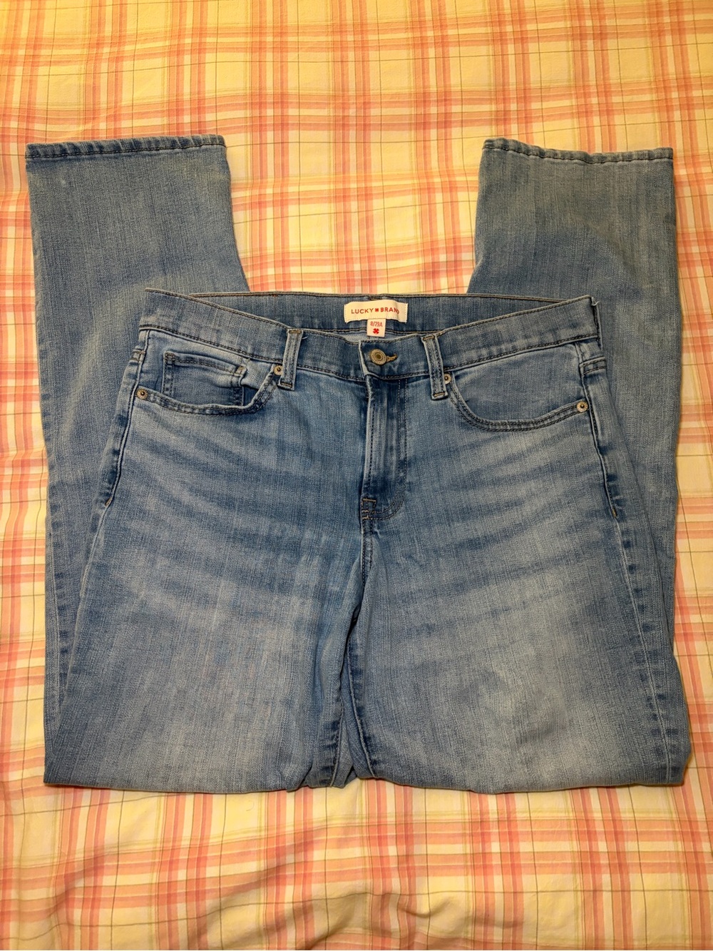Lucky Brand "Sweet" Mid Rise Straight Leg Jeans